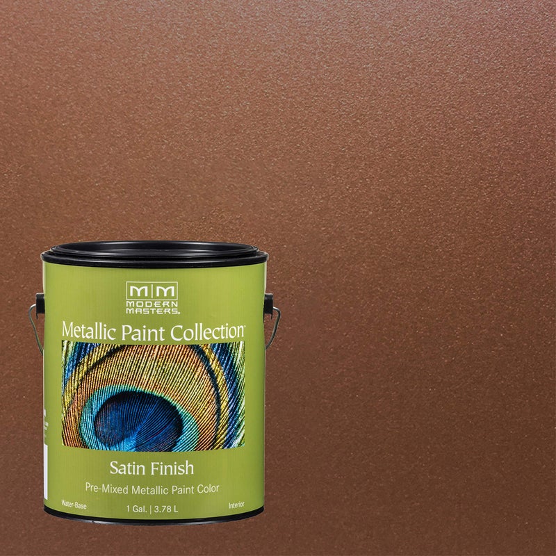 Modern Masters 1 gal Modern Masters ME204 Antique Bronze Metallic Paint Collection, Satin Water-Based Decorative Metallic Paint - Image 2